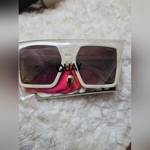 Quay Australia Cream Sunglasses